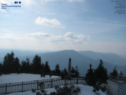 Pohled na jihozápad, Smrk