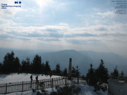 Pohled na jihozápad, Smrk