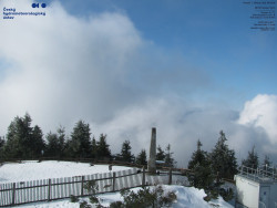 Pohled na jihozápad, Smrk