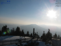 Pohled na jihozápad, Smrk