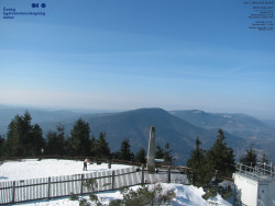 Pohled na jihozápad, Smrk