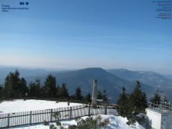 Pohled na jihozápad, Smrk