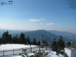 Pohled na jihozápad, Smrk