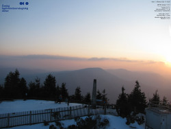 Pohled na jihozápad, Smrk