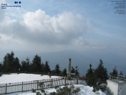 Pohled na jihozápad, Smrk