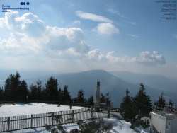 Pohled na jihozápad, Smrk