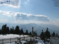 Pohled na jihozápad, Smrk