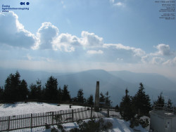 Pohled na jihozápad, Smrk