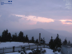 Pohled na jihozápad, Smrk