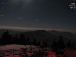 Pohled na jihozápad, Smrk