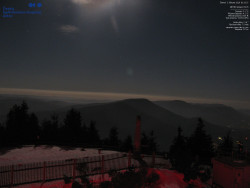 Pohled na jihozápad, Smrk