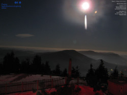 Pohled na jihozápad, Smrk