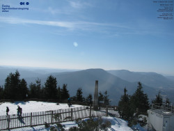 Pohled na jihozápad, Smrk