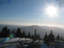 Pohled na jihozápad, Smrk