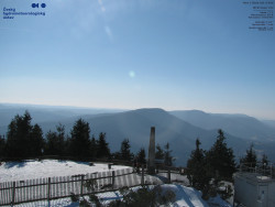 Pohled na jihozápad, Smrk