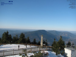 Pohled na jihozápad, Smrk