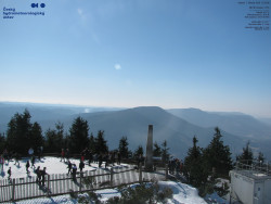 Pohled na jihozápad, Smrk