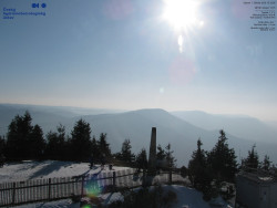 Pohled na jihozápad, Smrk