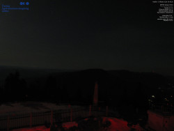 Pohled na jihozápad, Smrk