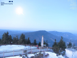 Pohled na jihozápad, Smrk