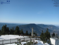 Pohled na jihozápad, Smrk