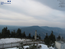 Pohled na jihozápad, Smrk