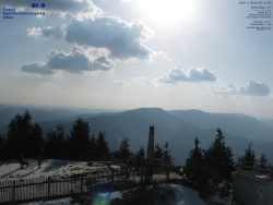 Pohled na jihozápad, Smrk