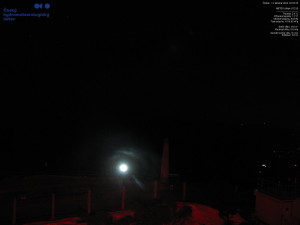 Lysá hora - Pohled na jihozápad, Smrk - 12.3.2026 v 03:00