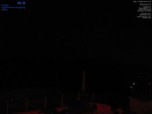 Lysá hora - Pohled na jihozápad, Smrk - 12.3.2026 v 03:15