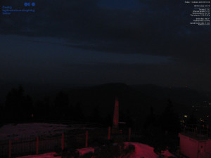 Lysá hora - Pohled na jihozápad, Smrk - 12.3.2026 v 05:15