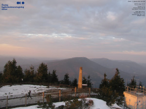 Lysá hora - Pohled na jihozápad, Smrk - 12.3.2026 v 06:30