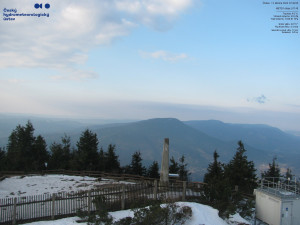 Lysá hora - Pohled na jihozápad, Smrk - 12.3.2026 v 07:45