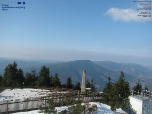 Lysá hora - Pohled na jihozápad, Smrk - 12.3.2026 v 08:30