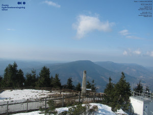 Lysá hora - Pohled na jihozápad, Smrk - 12.3.2026 v 09:00