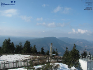 Lysá hora - Pohled na jihozápad, Smrk - 12.3.2026 v 09:15