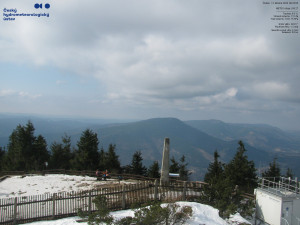 Lysá hora - Pohled na jihozápad, Smrk - 12.3.2026 v 09:30