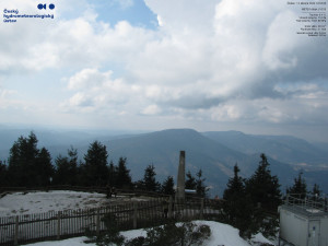 Lysá hora - Pohled na jihozápad, Smrk - 12.3.2026 v 11:00