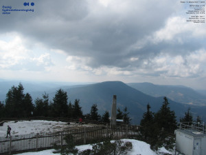 Lysá hora - Pohled na jihozápad, Smrk - 12.3.2026 v 11:45