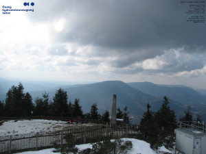 Lysá hora - Pohled na jihozápad, Smrk - 12.3.2026 v 12:00