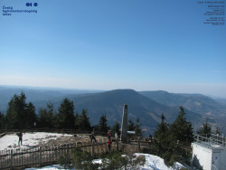 Pohled na jihozápad, Smrk