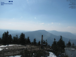 Pohled na jihozápad, Smrk