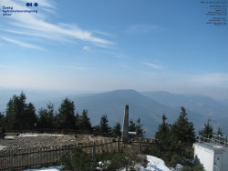 Pohled na jihozápad, Smrk