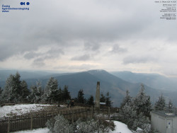 Pohled na jihozápad, Smrk