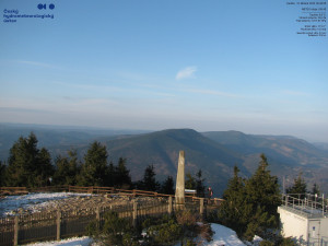 Lysá hora - Pohled na jihozápad, Smrk - 22.3.2026 v 06:45 Lysá hora - Pohled na jihozápad, Smrk - 22.3.2026 v 06:45