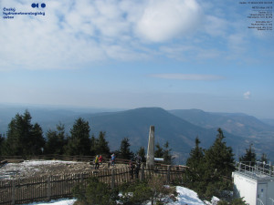 Lysá hora - Pohled na jihozápad, Smrk - 22.3.2026 v 09:15