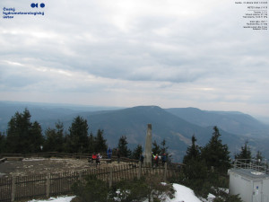 Lysá hora - Pohled na jihozápad, Smrk - 22.3.2026 v 14:15