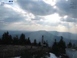 Pohled na jihozápad, Smrk