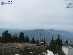 Pohled na jihozápad, Smrk