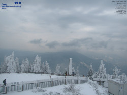 Pohled na jihozápad, Smrk