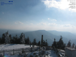 Pohled na jihozápad, Smrk